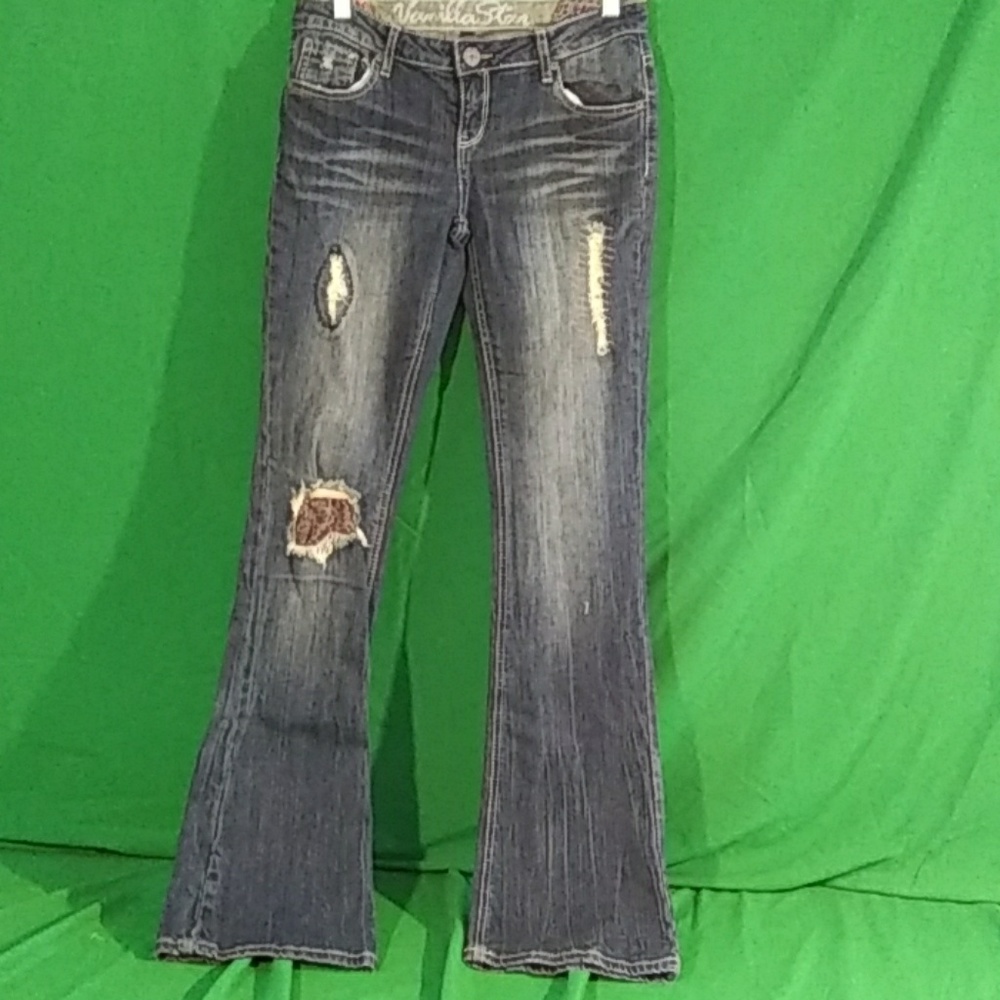 Vanilla star cute slim flare sz 5 jeans
